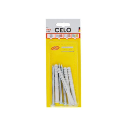 CELO Kunststoffdübel MFR 8-80 SB TX (4 Stück)