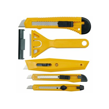 Tapetenschneider-Set mit zerbrechlicher Klinge, 5-teilig