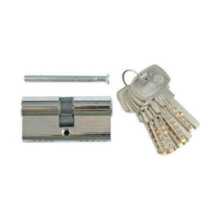VOREL Schlosseinsatz + 6 Schlüssel Kupfer 62 mm