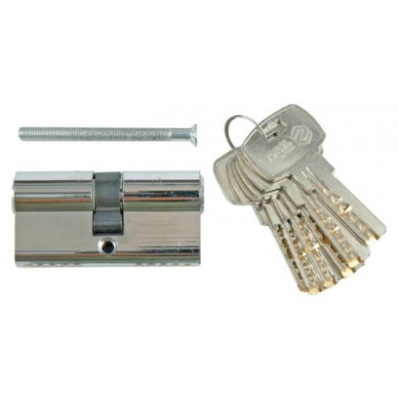 VOREL Schlosseinsatz + 6 Schlüssel Kupfer 62 mm