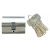 VOREL Schlosseinsatz + 6 Schlüssel Kupfer 62 mm