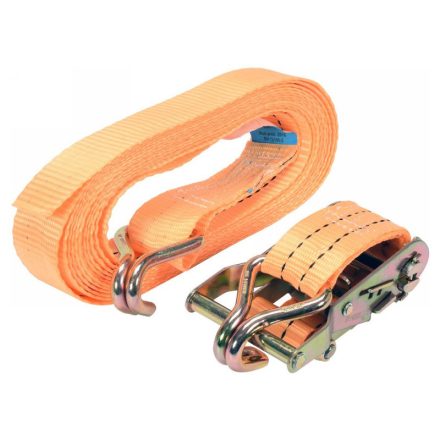 VOREL Ratschen-Ladungssicherungsgurt 6 m x 38 mm / 2 t