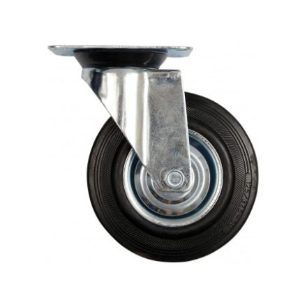VOREL Industrierad-Schwenkgabel 100 mm 60 kg