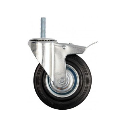 VOREL Industrierad mit Schwenkbremse 75 mm 40 kg