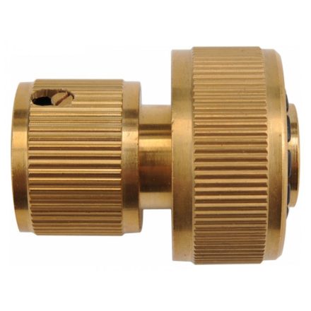 FLO Schnellverbinder Kupfer mit 3/4" Stopper