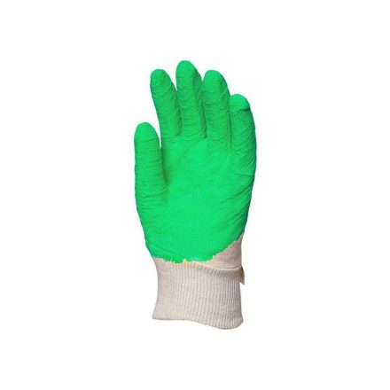 Arbeitsschutzhandschuhe getauchtes grünes Latex Größe 9 (schnittfest)*