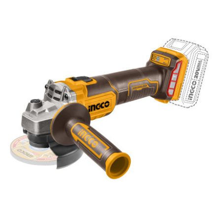 INGCO Akku-Winkelschleifer 125 mm bürstenlos 20 V (ohne Akku und Ladegerät)