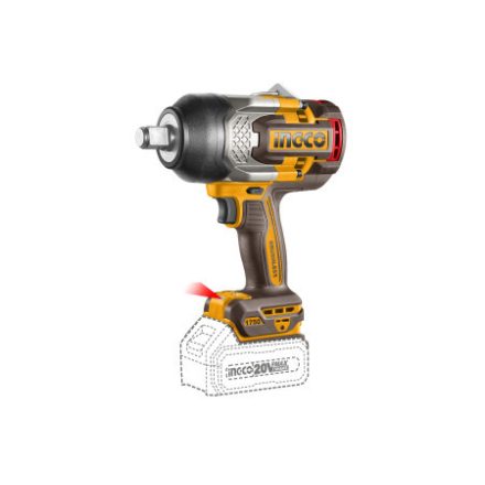 INGCO Akku-Schlagschrauber 3/4" 1750 Nm bürstenlos 20 V (ohne Akku und Ladegerät)