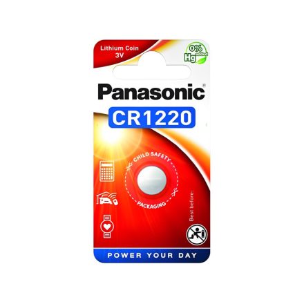 PANASONIC CR1220 Lithium-Knopfzelle 3 V