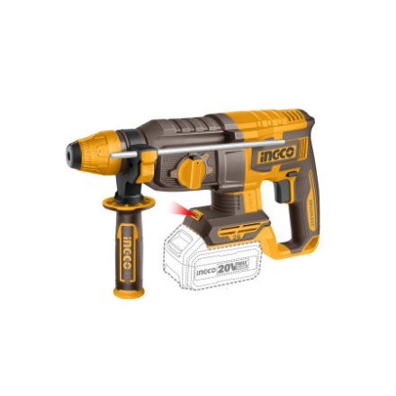 INGCO Akku-Kombihammer 2,5 J SDS-Plus bürstenlos 20 V (2 x 4,0 Ah Akku + Ladegerät)