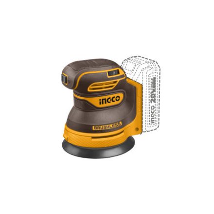 INGCO Akku-Exzenterschleifer bürstenlos 20 V (ohne Akku und Ladegerät)