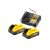 DEWALT Powerstack Akku- und Ladegerät-Set 18 V (2 x 5 Ah-Akkus) DCB1104H2