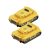 DEWALT XR Akku 18 V / 2 x 2 Ah DCB183D2
