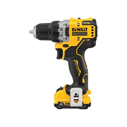 DEWALT Akku-Bohrschrauber 12 V ohne Kohlebürste (2 x 2,0 Ah Akku + Ladegerät) DCD701D2