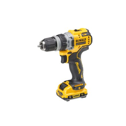 DEWALT Akku-Bohrschrauber mit Wechselkopf 12 V (2 x 3,0 Ah Akku + Ladegerät + TSTAK) DCD703L2T