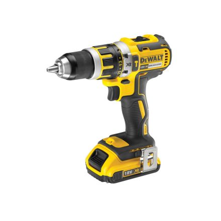 DEWALT Akku-Schlagbohrschrauber 18 V ohne Kohlebürste (2 x 2,0 Ah Akku + Ladegerät) DCD795D2