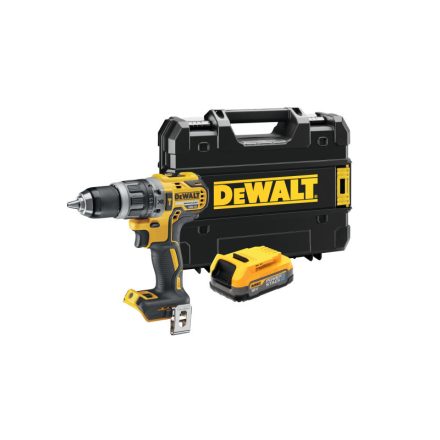 DEWALT Akku-Schlagbohrschrauber 18 V ohne Kohlebürste (1 x 1,7 Ah Akku + TSTAK) DCD796E1T