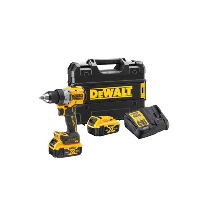 DEWALT Akku-Bohrschrauber 18 V ohne Kohlebürste (2 x 5,0 Ah Akku + Ladegerät + TSTAK) DCD800P2LRT