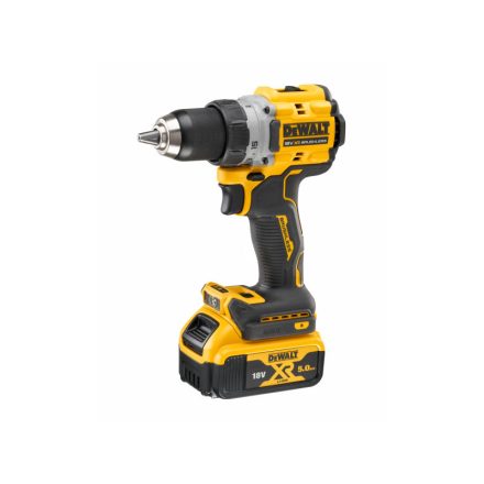 DEWALT Akku-Bohrschrauber 18 V ohne Kohlebürste (2 x 5,0 Ah Akku + Ladegerät + TSTAK) DCD800P2T
