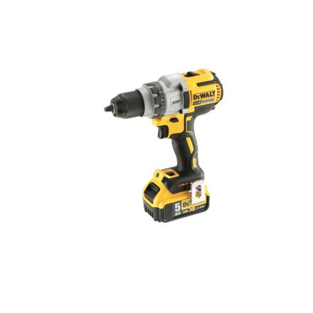 DEWALT Akku-Bohrschrauber 18 V ohne Kohlebürste (2 x 5,0 Ah Akku + Ladegerät) DCD991P2