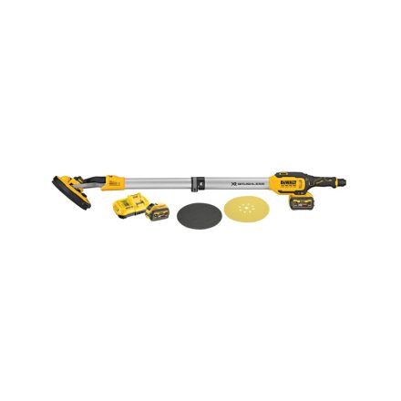 DEWALT Akku-Wandschleifer Giraffe 18 V (2 x 6,0 Ah Akku + Ladegerät + Koffer) DCE800T2