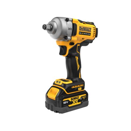 DEWALT Akku-Schlagschrauber 18 V ohne Kohlebürste (2 x 5,0 Ah Akku + Ladegerät + Abdeckung) DCF891P2G
