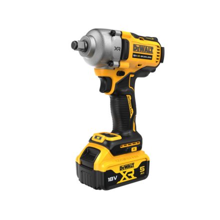 DEWALT Akku-Schlagschrauber 18 V ohne Kohlebürste (2 x 5,0 Ah Akku + Ladegerät + TSTAK) DCF891P2T