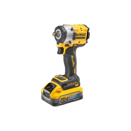 DEWALT Akku-Schlagschrauber 18 V 1/2" 406 Nm (2 x 5,0 Ah Power Stack Akku + Ladegerät + TSTAK)