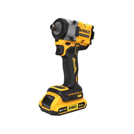 DEWALT Akku-Schlagschrauber 18 V (2 x 2,0 Ah Akku + Ladegerät + TSTAK) DCF922D2T