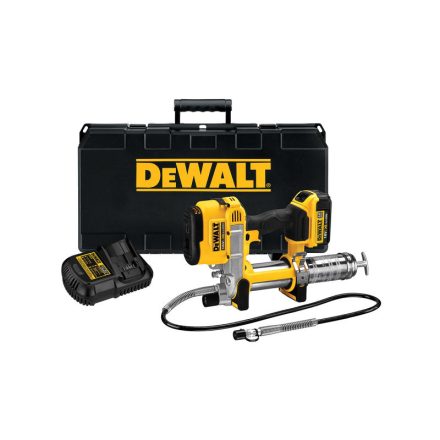 DEWALT Akku-Fettpresse 18 V (1 x 4,0 Ah Akku + Ladegerät) DCGG571M1