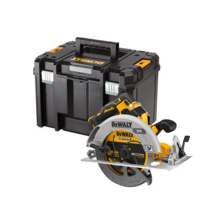 DEWALT Akku-Kreissäge 18 V ohne Kohlebürste (ohne Akku + Ladegerät, TSTAK) DCS573NT