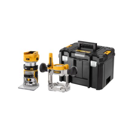DEWALT Akku-Router 18 V (ohne Akku + Ladegerät, Koffer) DCW604NT