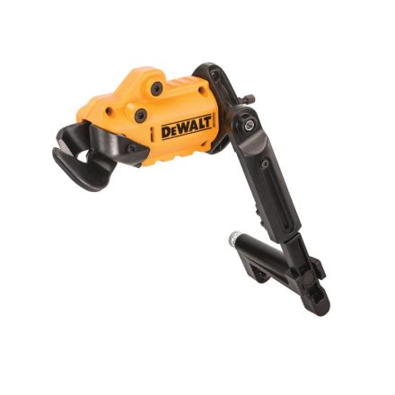DEWALT Blechschneider-Adapter mit 360° drehbarem Kopf für akkubetriebene Geräte mit 1/4" Aufnahme