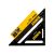 DEWALT Fuß rechtwinkliges Lineal 175 mm