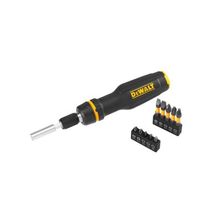 DEWALT Ratschenschraubendreher mit Bitsatz