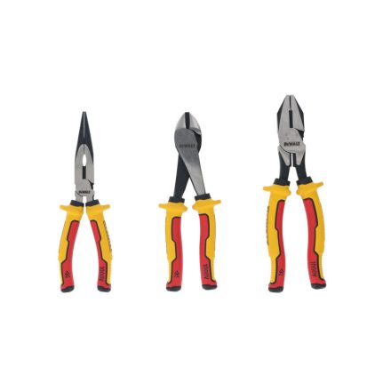 DEWALT Zangenset 3-teilig isoliert bis 1000 V (lasergehärtet)