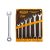 INGCO Ratschen-Ring-Maulschlüssel-Set 6-teilig 19-32 mm CrV