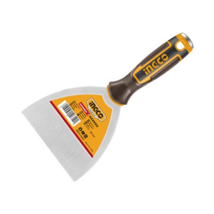 INGCO Spachtel 100 mm Edelstahl mit weichem Griff