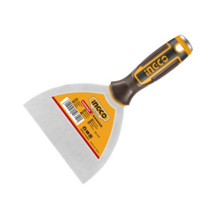 INGCO Spachtel 125 mm Edelstahl mit weichem Griff