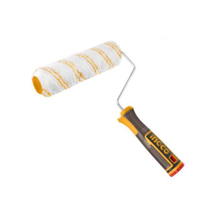 INGCO Mikrofasermalerrolle mit Griff 230 x 12 x 6 mm, weicher Griff