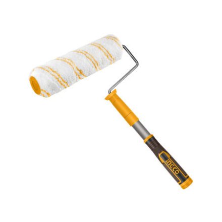 INGCO Mikrofaser-Farbroller mit Teleskopstiel 230 x 12 x 6 mm mit weichem Griff 455-900 mm