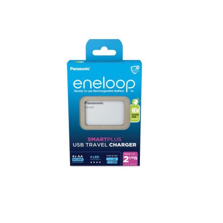 ENELOOP Batterieladegerät/Powerbank + 4 AA/Bleistiftbatterien 1,2 V 2000 mAh