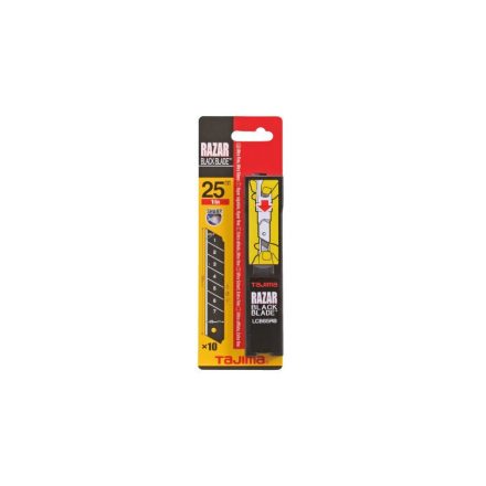 TAJIMA Razar Black Abbrechklinge 25 mm schwarz (10 Stück)