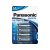 PANASONIC EVOLTA AA/Bleistift super langlebige Alkalibatterie 1,5 V (4 Stück)