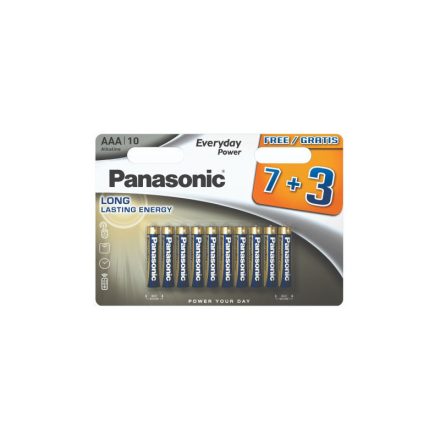PANASONIC AA/Bleistift langlebige Alkalibatterie 1,5 V (10 Stück)