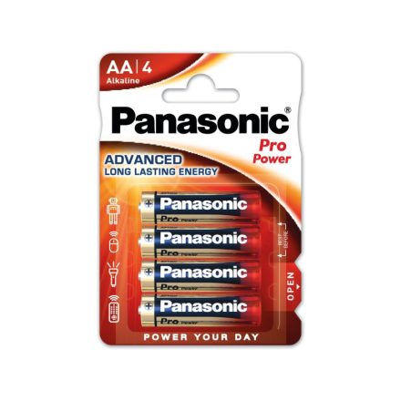 PANASONIC AA/Bleistift super langlebige Alkalibatterie 1,5 V (4 Stück)