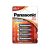 PANASONIC AA/Bleistift super langlebige Alkalibatterie 1,5 V (4 Stück)