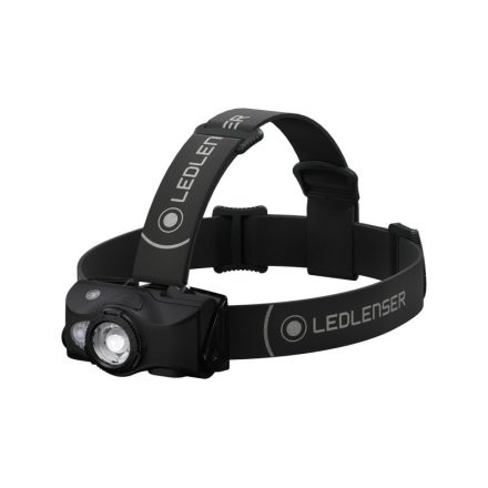 LEDLENSER Akku-LED-Stirnlampe MH8 Outdoor 600 lm / 200 m, RGB, 1xLi-Ion, Schwarz