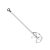 INGCO Mörtelmischstab 120 x 600 mm M14