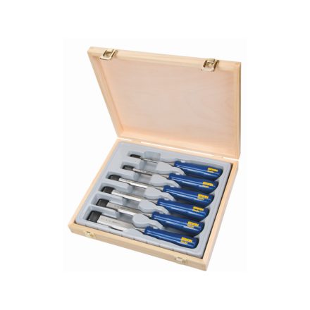 IRWIN Marples Holzmeißel-Set mit 6-teiligem Kunststoffgriff (6-10-13-19-25-32 mm)